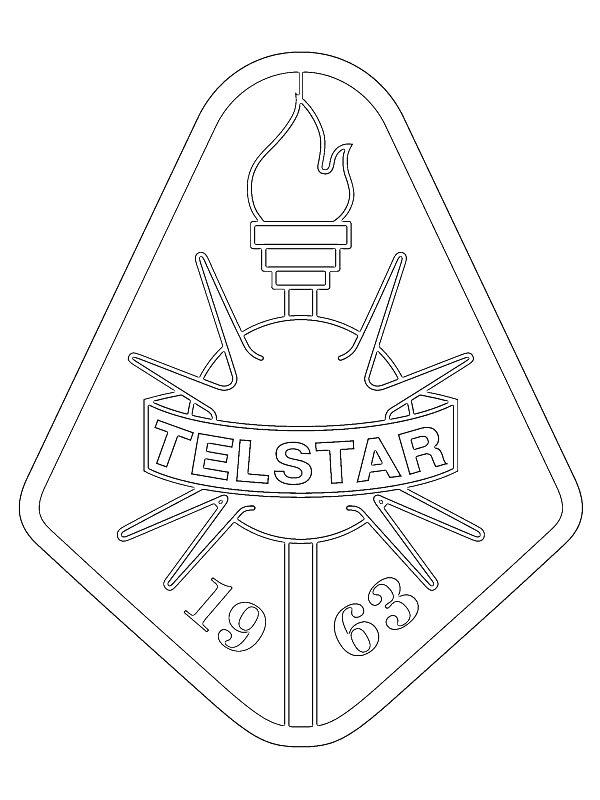 Ausmalbild Telstar 1963  