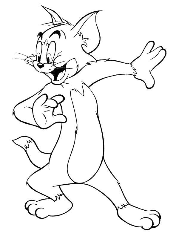 Ausmalbild Tom  