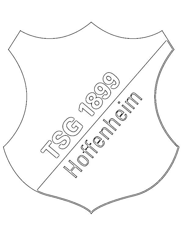 Ausmalbild TSG 1899 Hoffenheim  
