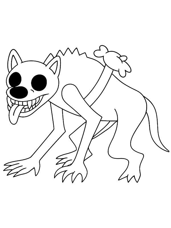 Ausmalbild Varzah Monster  