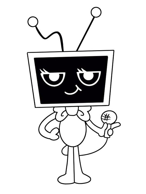 Ausmalbild Vee Dandy's World  