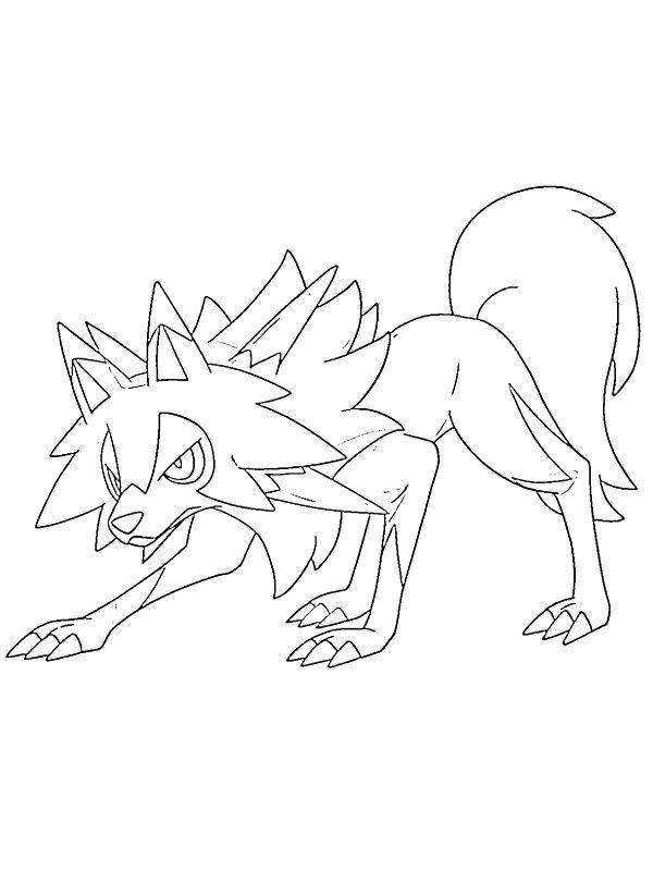 Ausmalbild Wolwerock  