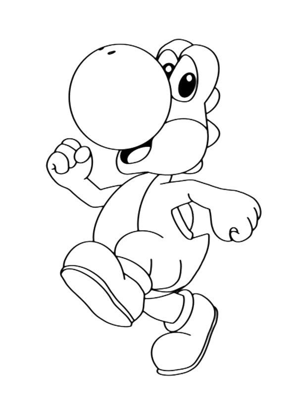 Ausmalbild Yoshi  