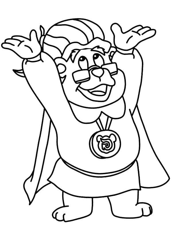 Ausmalbild Zummi Gummi  