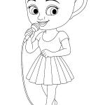 Ausmalbilder Ballerina Cappuccina