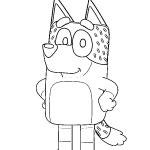 Ausmalbilder Bluey