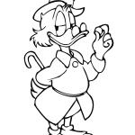 Ausmalbilder Dagobert Duck
