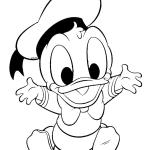 Ausmalbilder Donald Duck