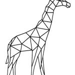 Ausmalbilder Geometrische Tiere