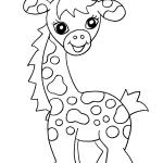 Ausmalbilder Giraffe