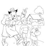 Ausmalbilder Inspector Gadget