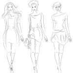 Ausmalbilder Models