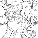 Ausmalbilder Tiger
