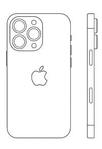 Ausmalbild Apple iPhone 17  