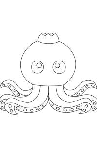 Ausmalbild Blueberrinni Octopussini  