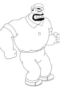Ausmalbild Bluto  