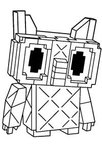 Ausmalbild Cooked Owl  