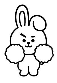 Ausmalbild Cooky  