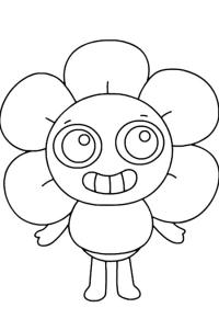 Ausmalbild Dandy Dandy's World  