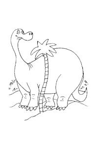 Ausmalbild Dinosaurier  