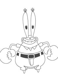 Ausmalbild Eugene Herbert Krabs  