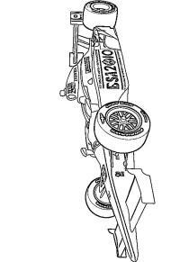 Ausmalbild Formel 1  
