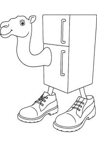 Ausmalbild Frigo Camelo  