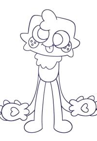 Ausmalbild Goob Dandy’s World  