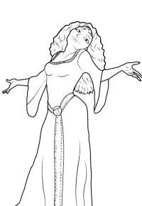 Ausmalbild Gothel  