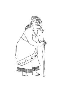 Ausmalbild Gramma Tala  