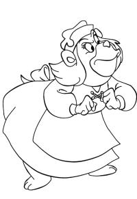 Ausmalbild Grammi Gummi  