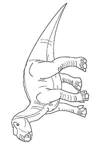 Ausmalbild Iguanodon  