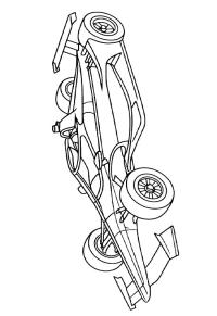 Ausmalbild IndyCar  