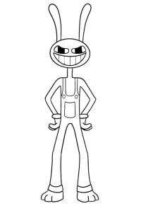 Ausmalbild Jax Der Unglaubliche Digitale Zirkus  