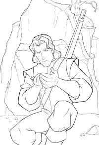 Ausmalbild John Smith  