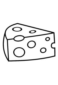 Ausmalbild Käse  