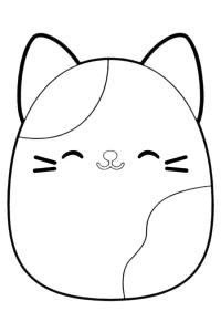 Ausmalbild Katze Cameron  