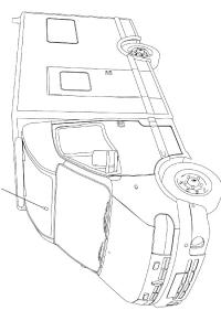 Ausmalbild Krankenwagen  