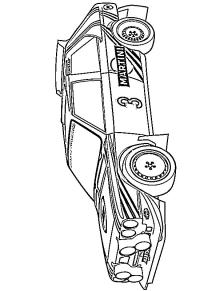 Ausmalbild Lancia Delta S4  