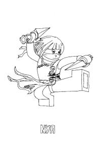 Ausmalbild Lego ninjago nya  
