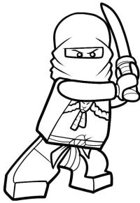 Ausmalbild LEGO Ninjago  