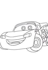 Ausmalbild Lightning McQueen  