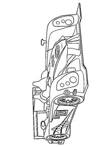 Ausmalbild Lola Aston Martin LMP1  