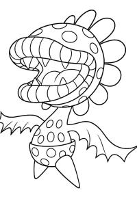 Ausmalbild Mutant-Tyranha  