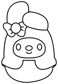 Ausmalbild My Melody  