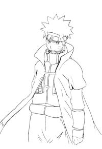 Ausmalbild Naruto Uzumaki  