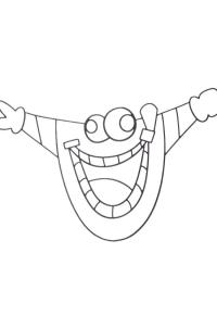 Ausmalbild Neid  
