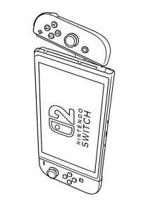 Ausmalbild Nintendo Switch 2  