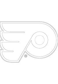 Ausmalbild Philadelphia Flyers  