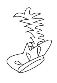 Ausmalbild Piets Hut  